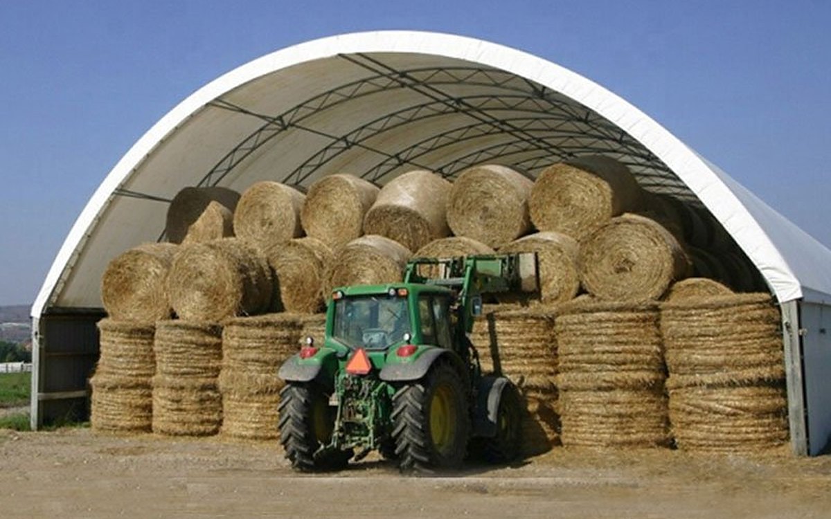 Überdachung in der Landwirtschaft