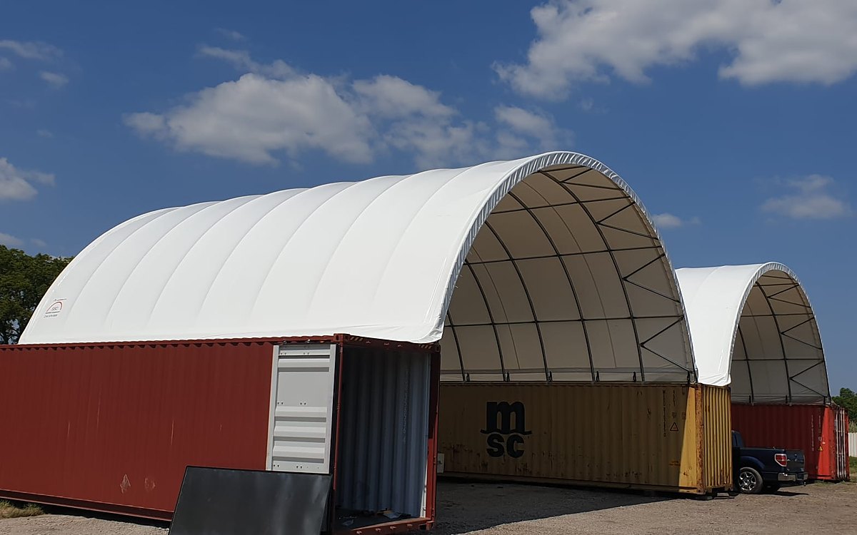 Rundbogenhalle im Gewerbe
